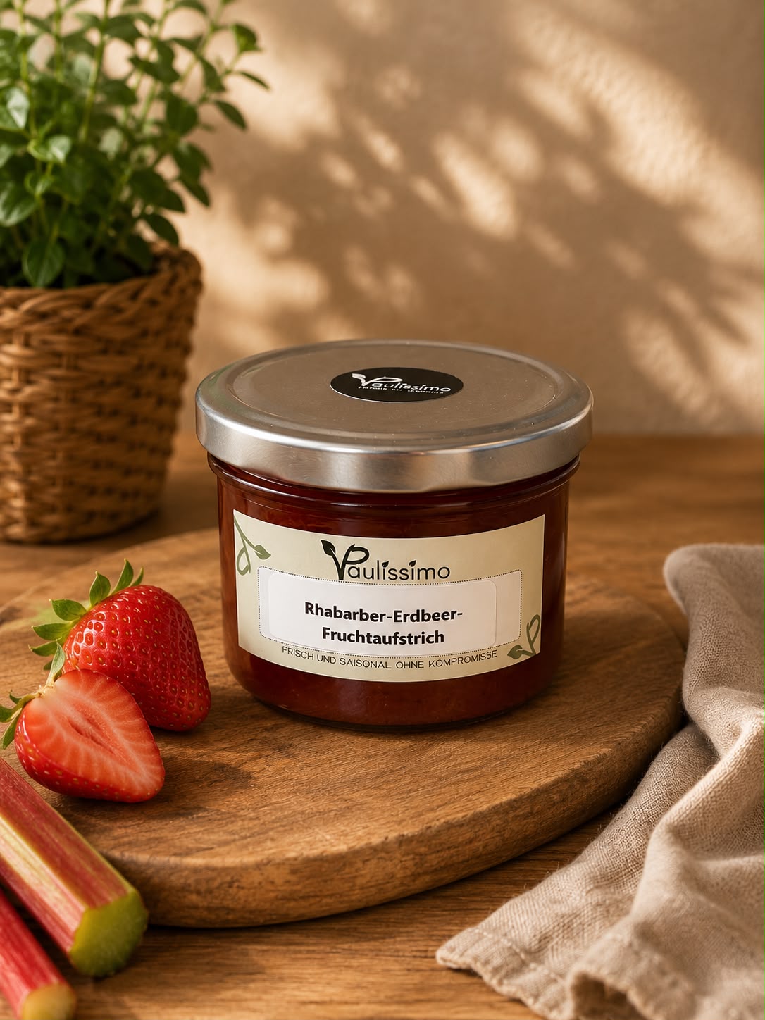 Rhabarber-Erdbeer-Fruchtaufstrich (220g)