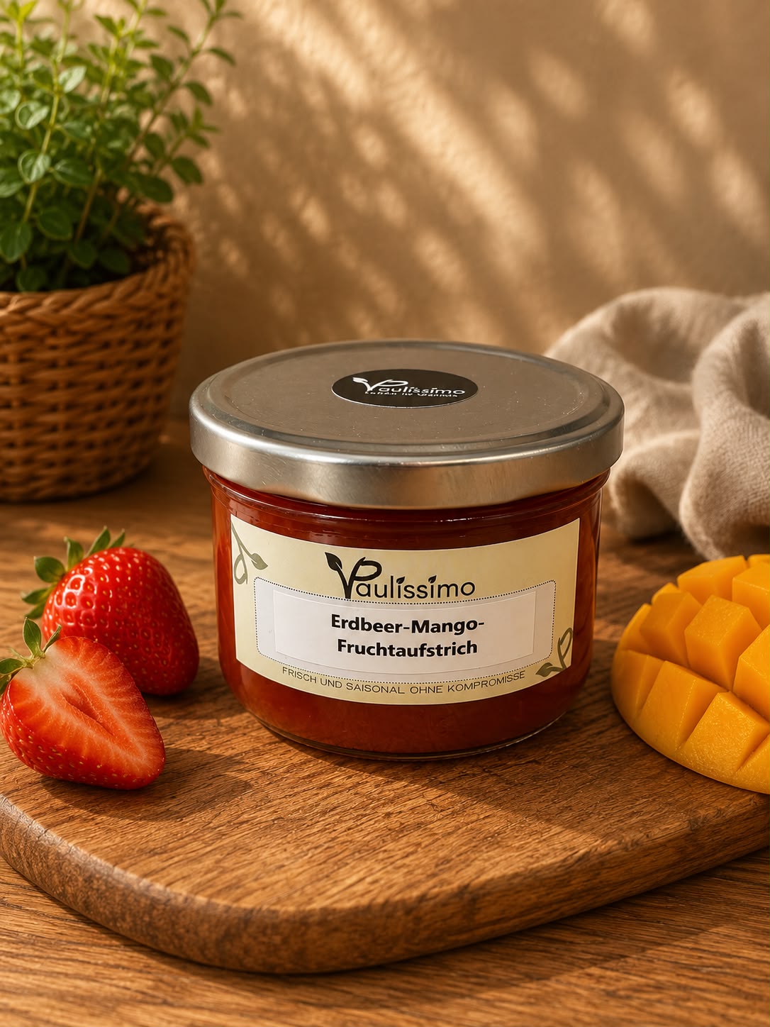 Erdbeer-Mango-Fruchtaufstrich (220g)